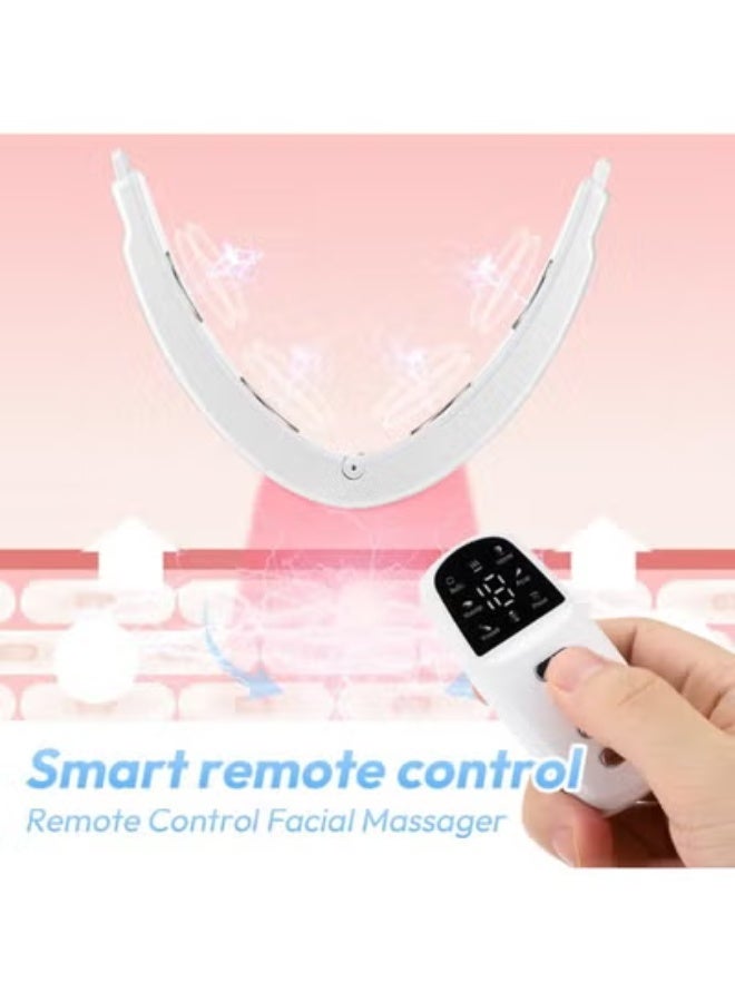 V-Line Facial Lifting and Shaping Device - EMS Electric Massager with 18 Intensity Levels, 6 Modes, and 5 LED Light Therapy for Jawline Toning - Image 5